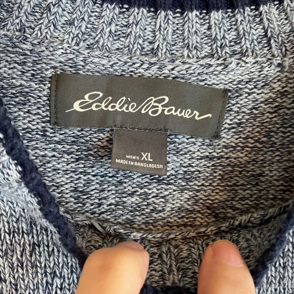 Eddie Bauer Cotton Crewneck Pullover Sweater Size XL - Picture 4 of 6